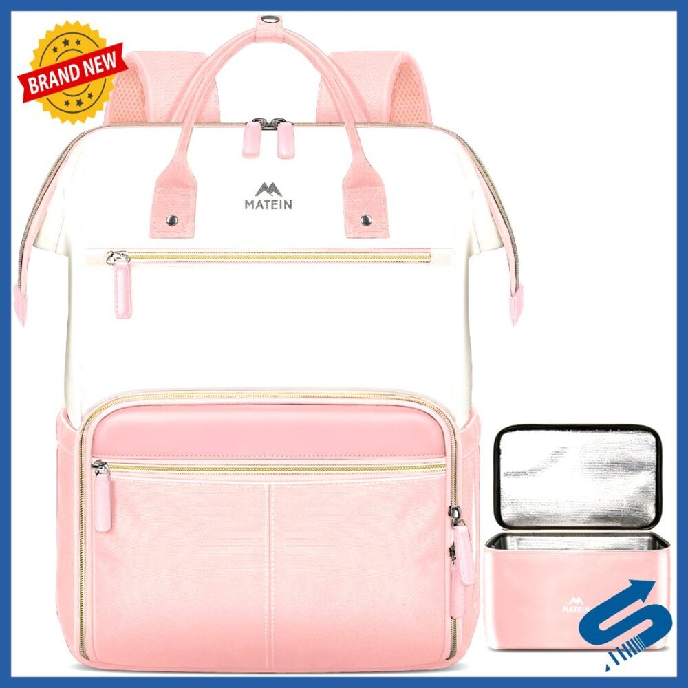 Lunch Backpack with Laptop Compartment Insulated Meal Prep Bag for Work Commute